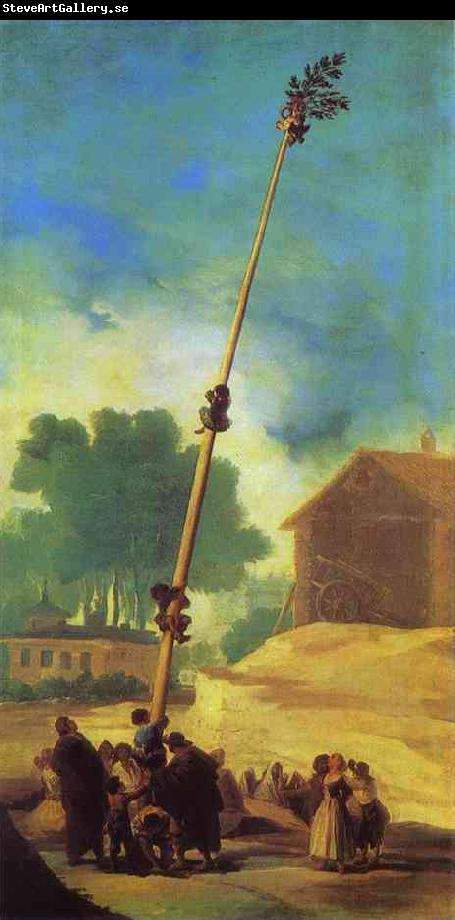 Francisco Jose de Goya The Greasy Pole (La Cucana)